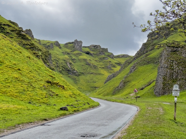 Winnats Pass, Peak District, Derbyshire, Αγγλία, Ηνωμένο Βασίλειο (Winnats Pass, Peak District, Derbyshire, England, United Kingdom)